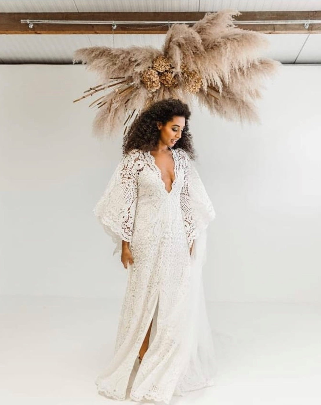 Robe ivoire online boheme