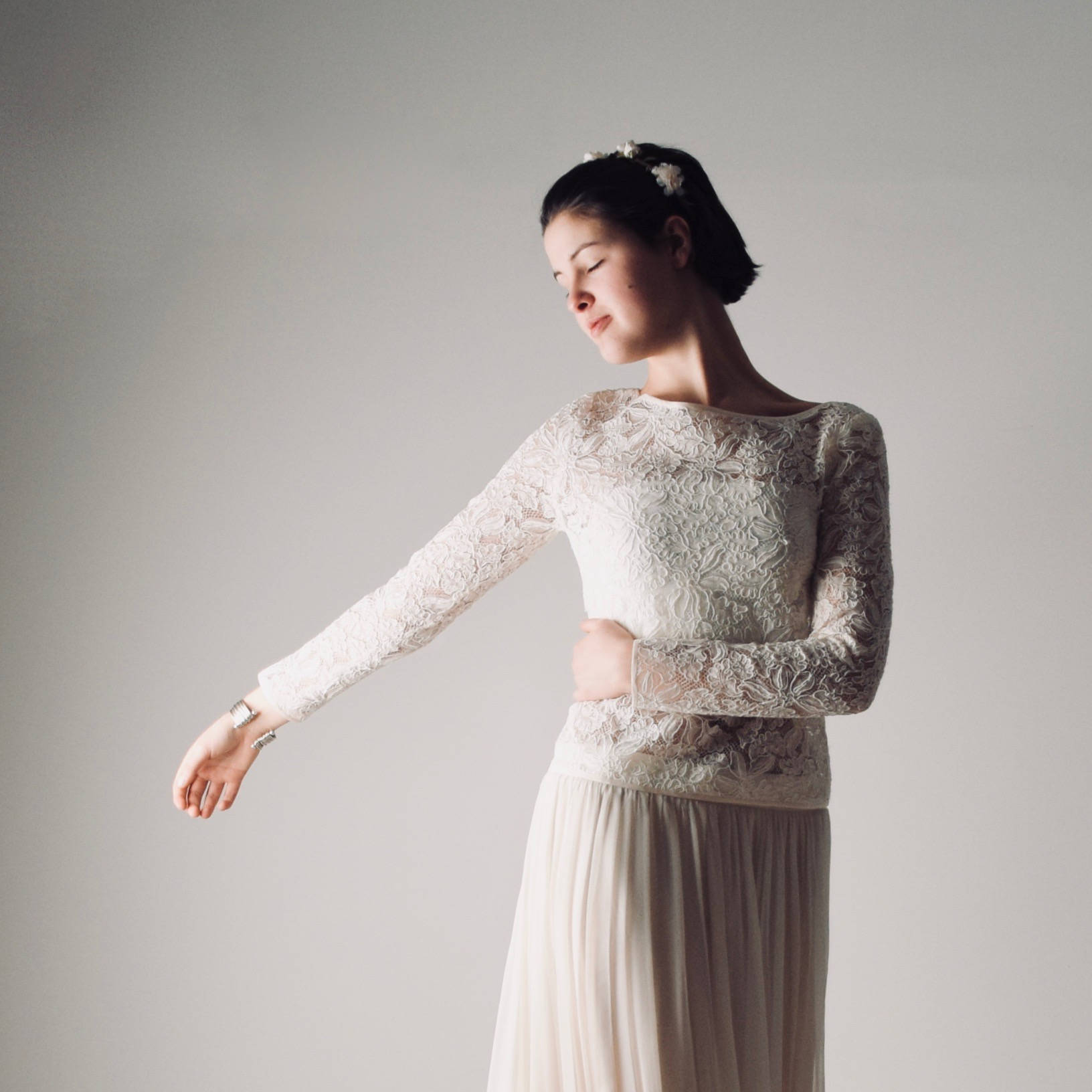 Top Made using Mila Lace designed by Maria Lucia Squillari
