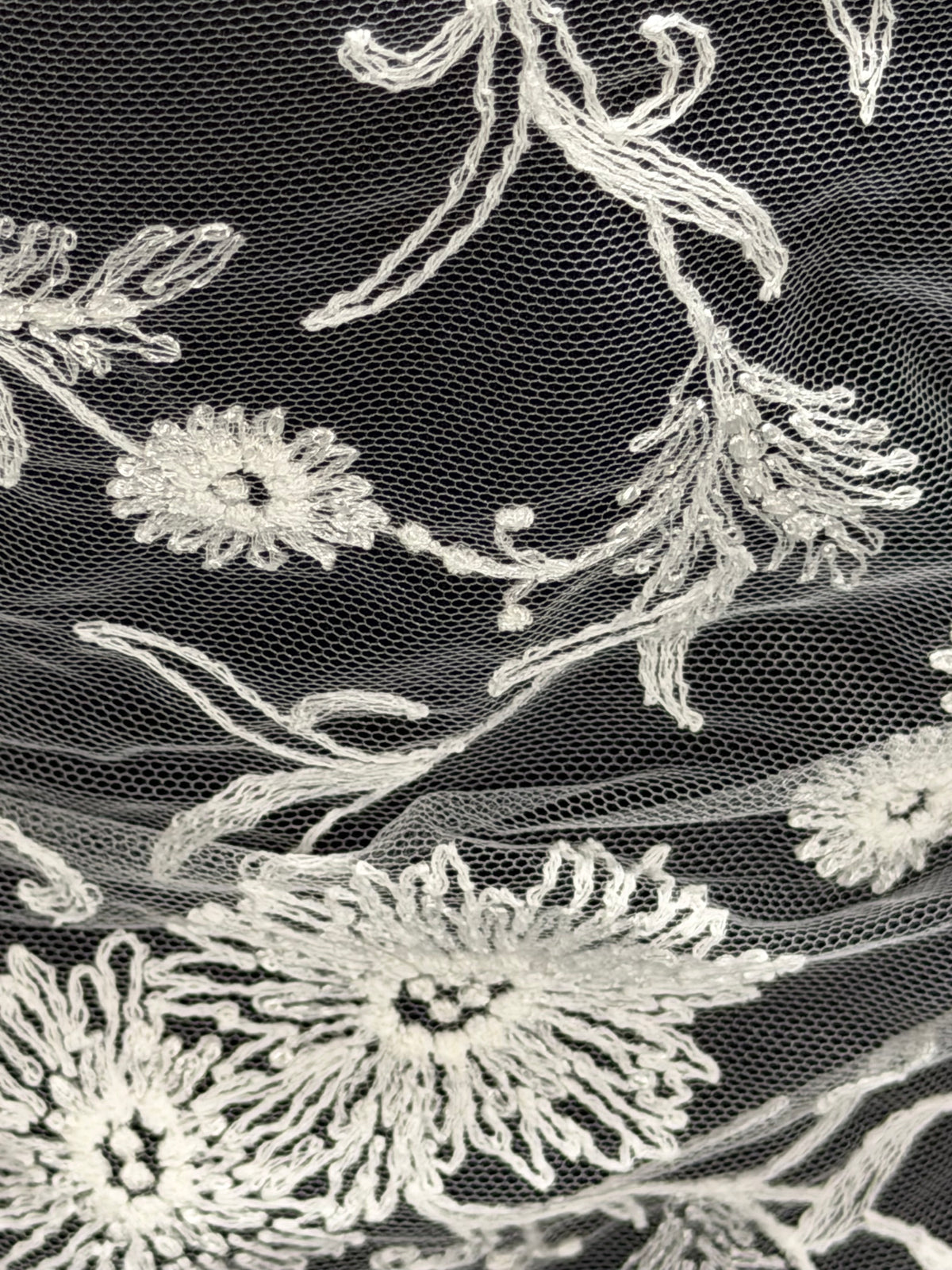 Dentelle Brodée Ivoire - Orlaith