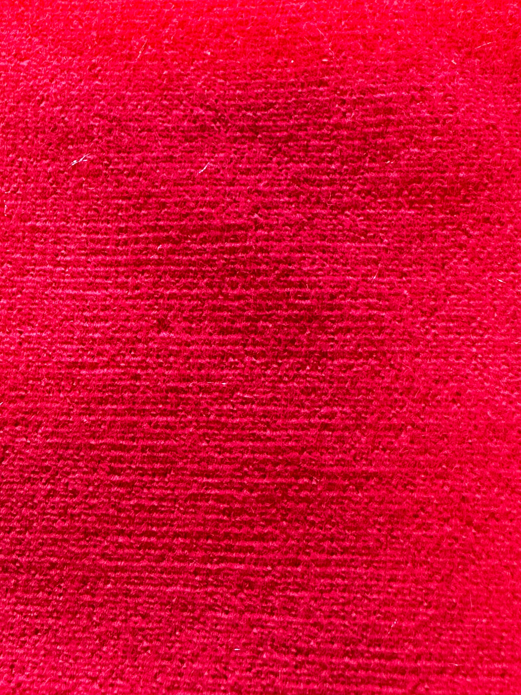 Velours de coton rouge - Empereur