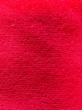 Velours de coton rouge - Empereur