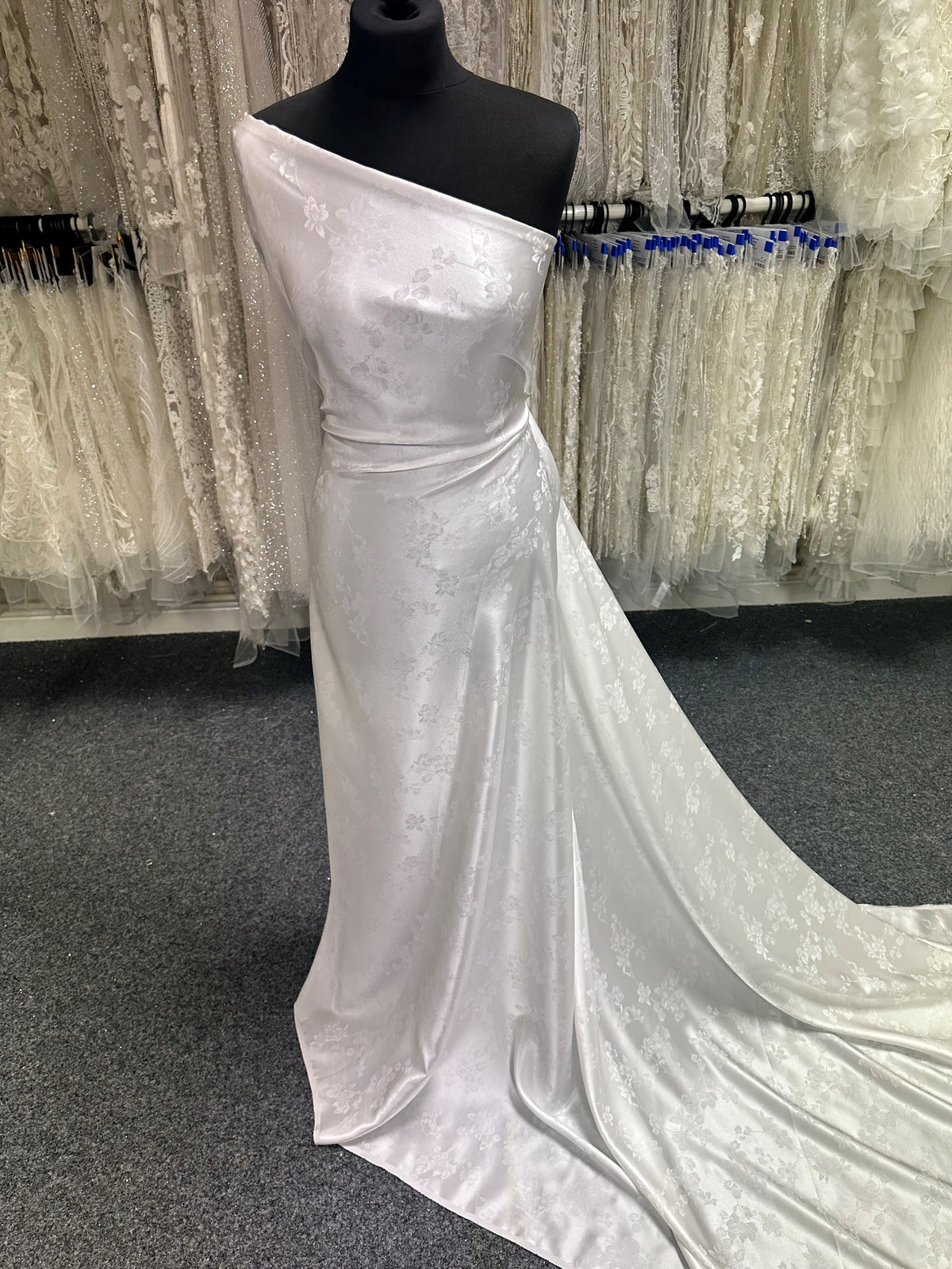 Jacquard de soie ivoire - Oakland