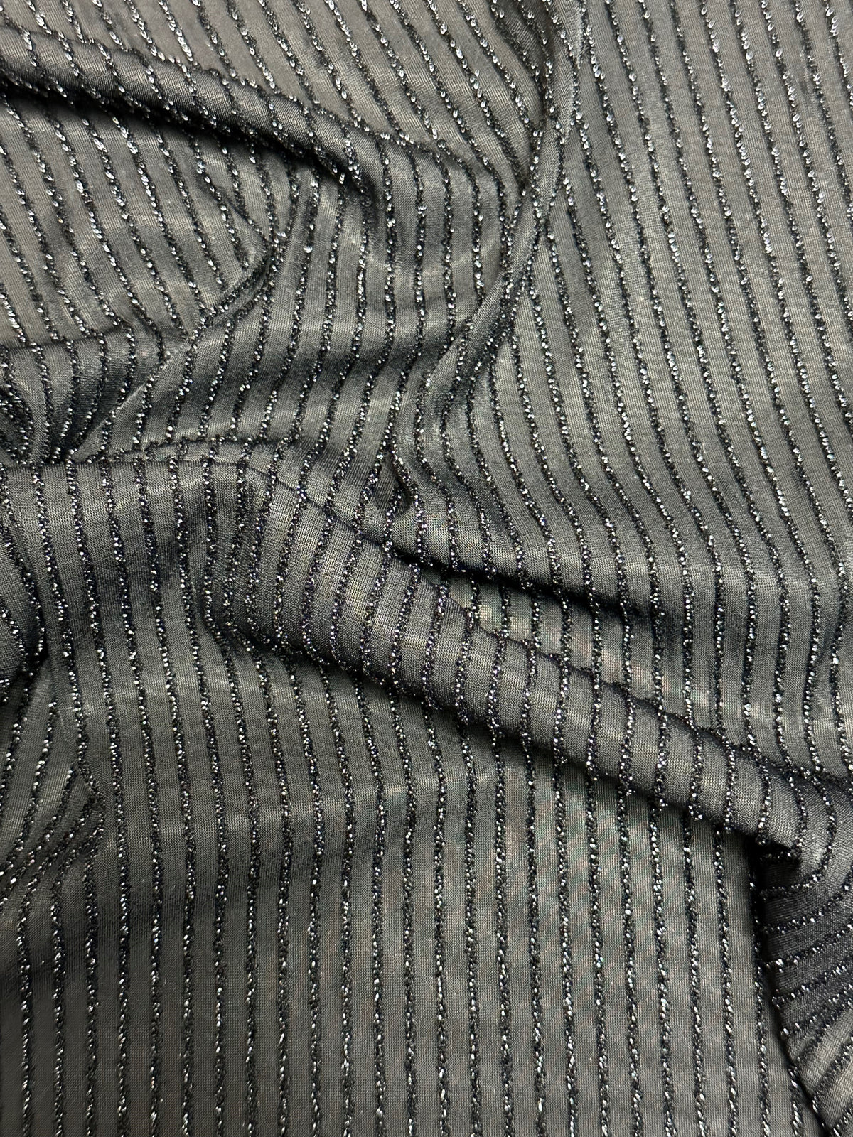 Georgette noire perlée - Buda