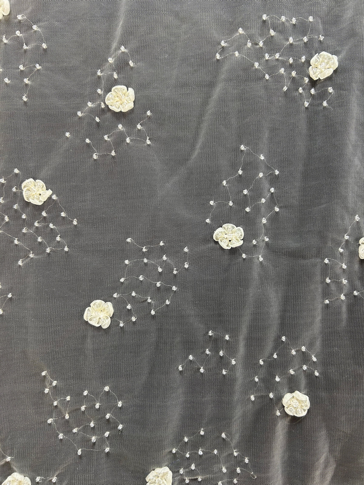 Dentelle Perlée Ivoire - Alison