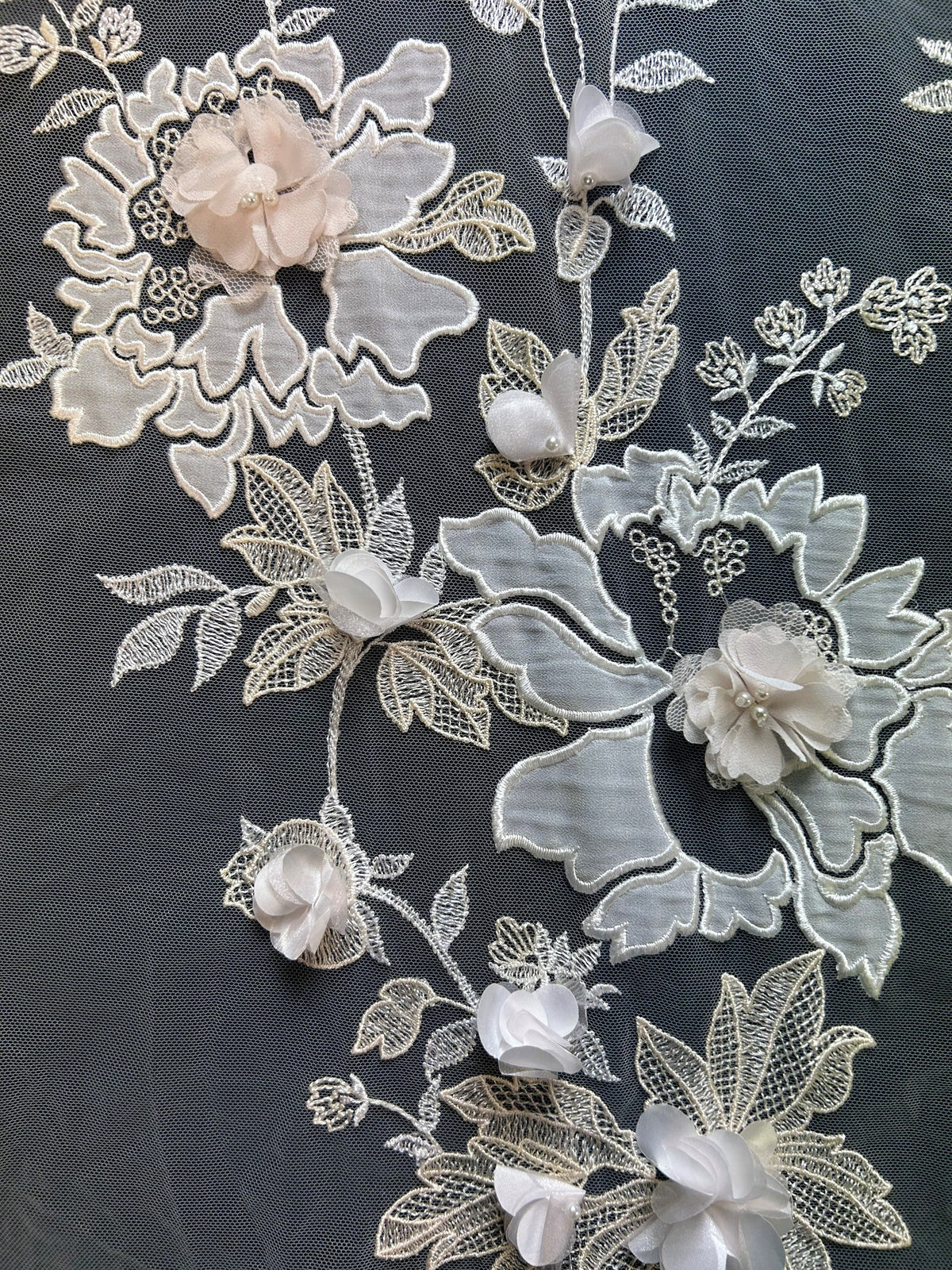 Dentelle Ivoire et Pêche - Il fait