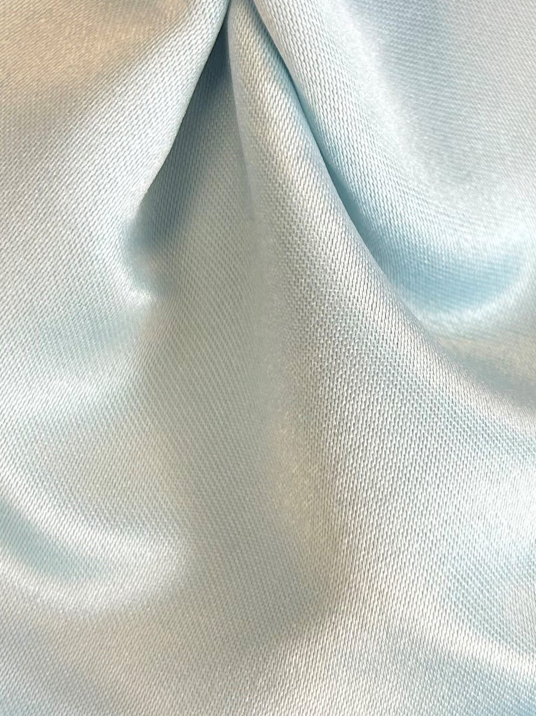 Satin Polyester Aqua - Majestueux