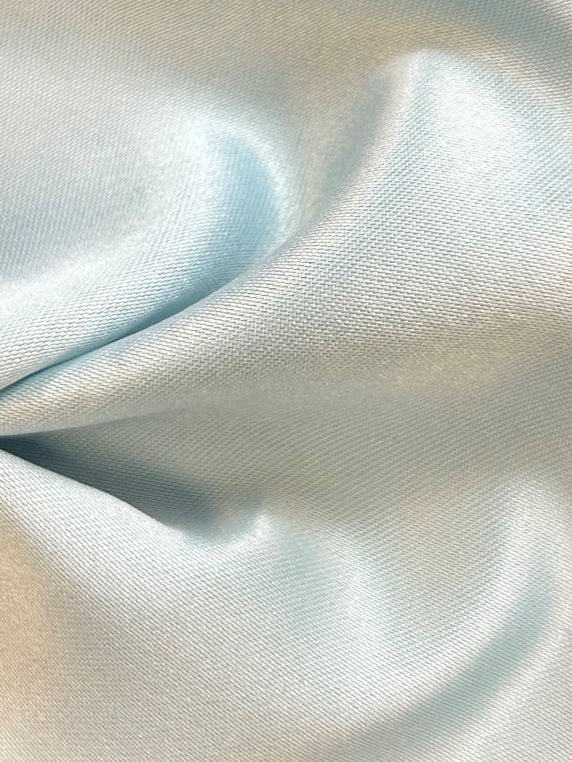 Satin Polyester Aqua - Majestueux