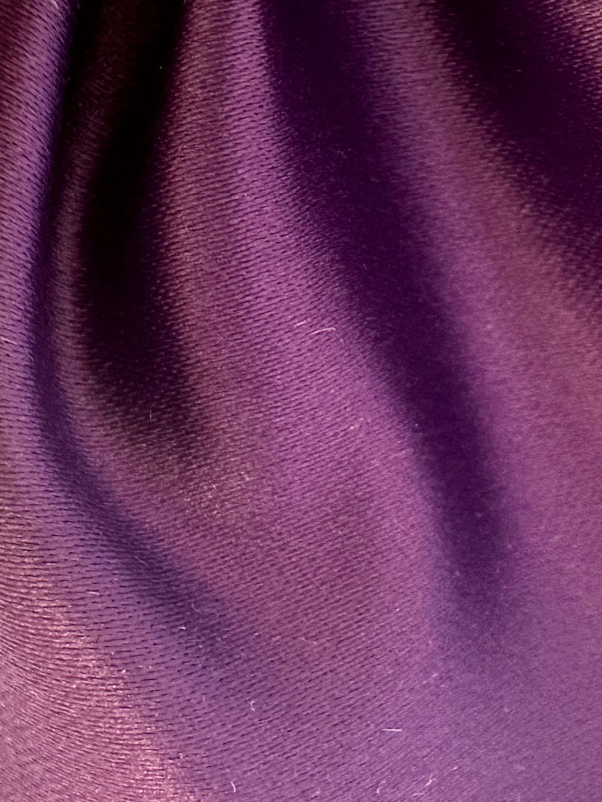 Satin Duchesse Polyester Aubergine - Scenery