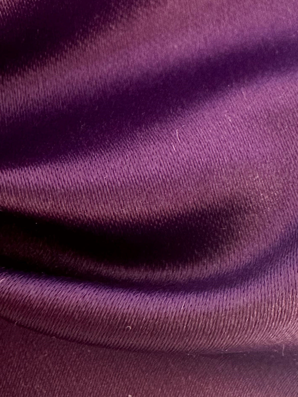 Satin Duchesse Polyester Aubergine - Scenery