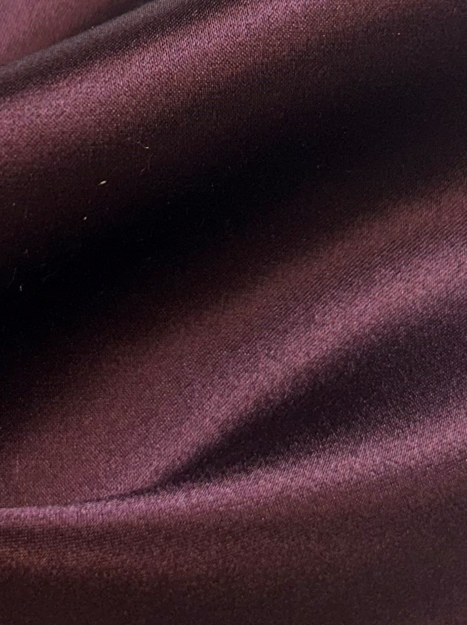 Satin de Soie Aubergine - Splendeur