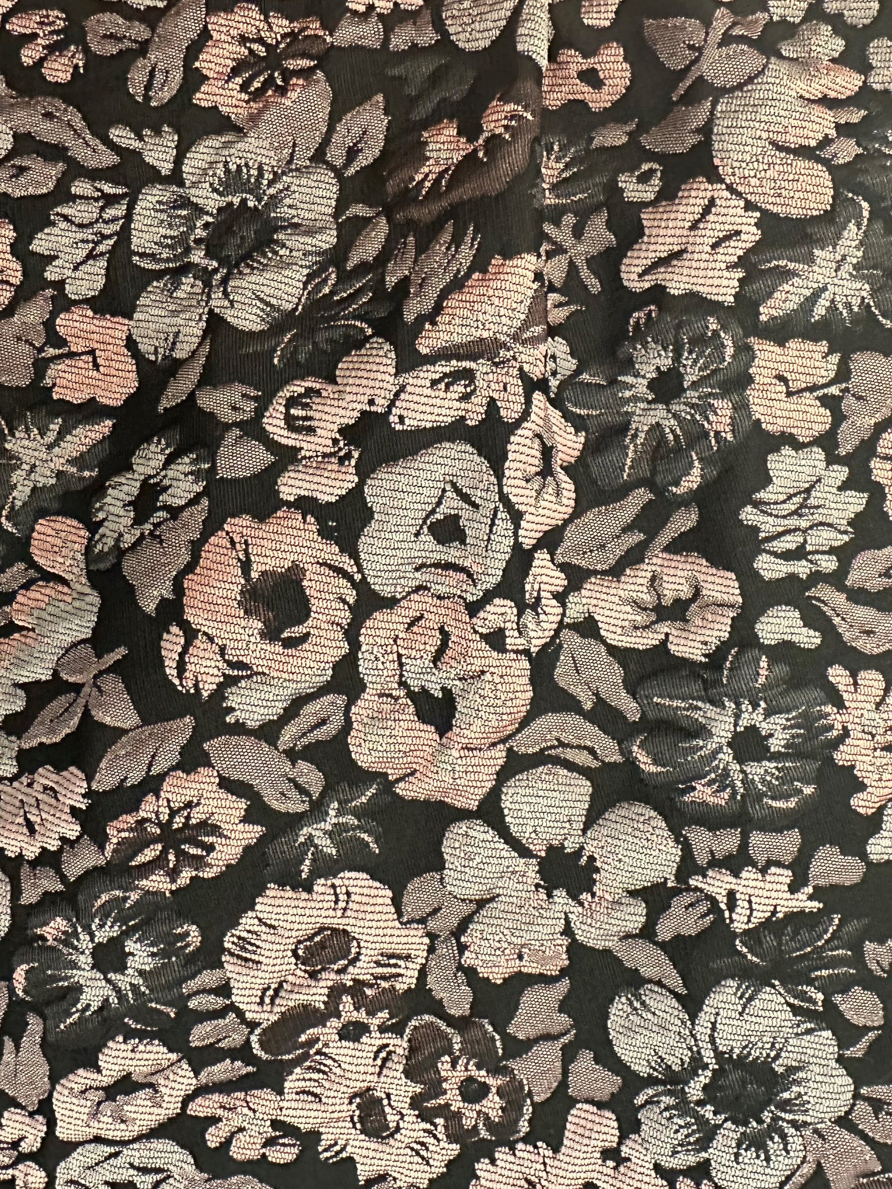 Pink Brocade Fabric - Barber