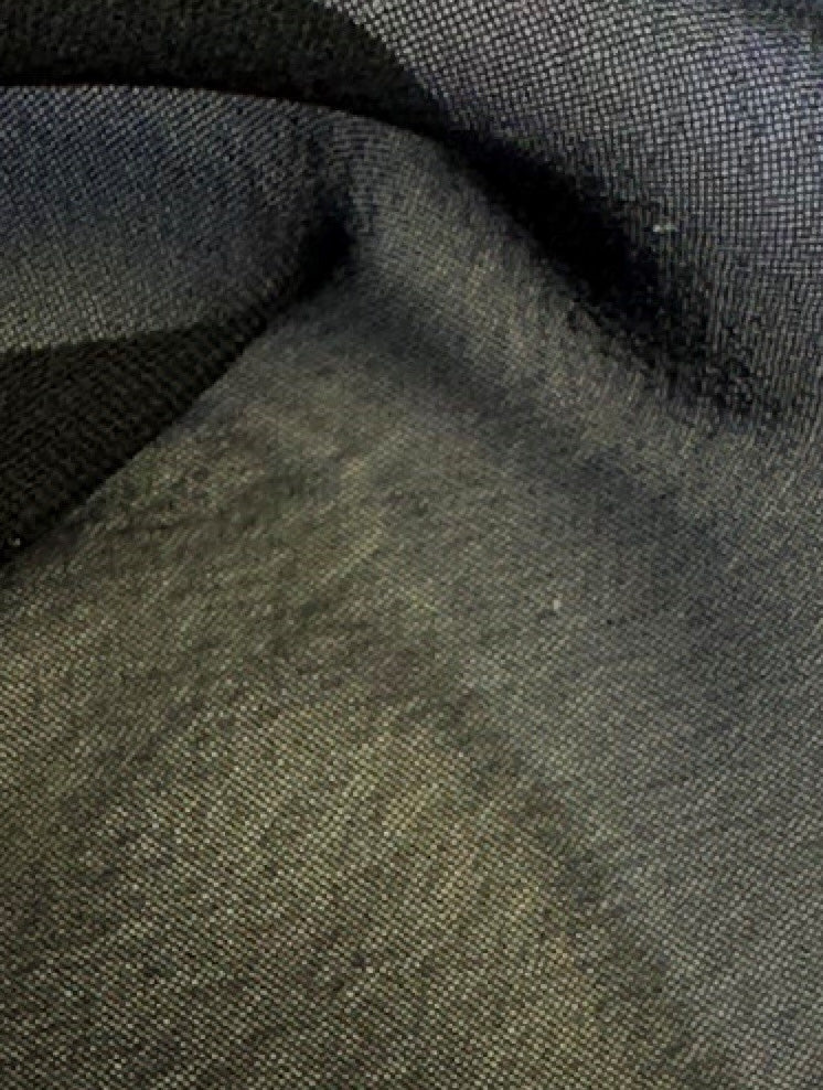 Georgette Polyester Noir - Silhouette