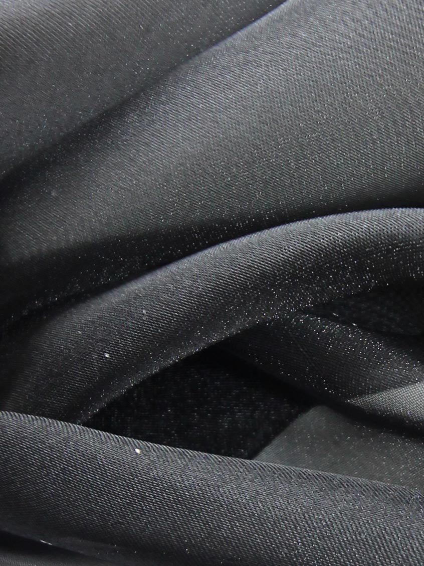Mousseline de polyester noire - Honnêteté