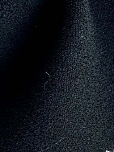 Crêpe de polyester noir - Prestige (CF)