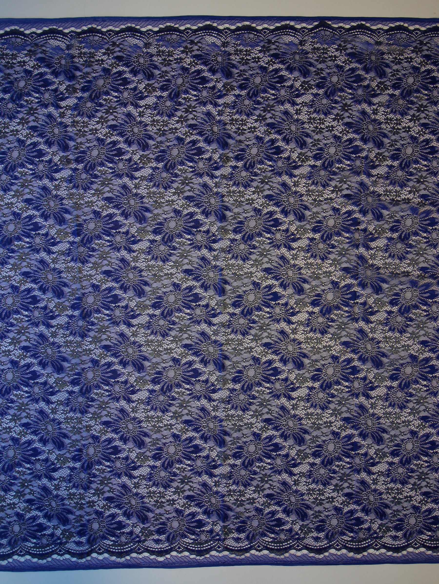 Dentelle Raschel Bleu - Moseley