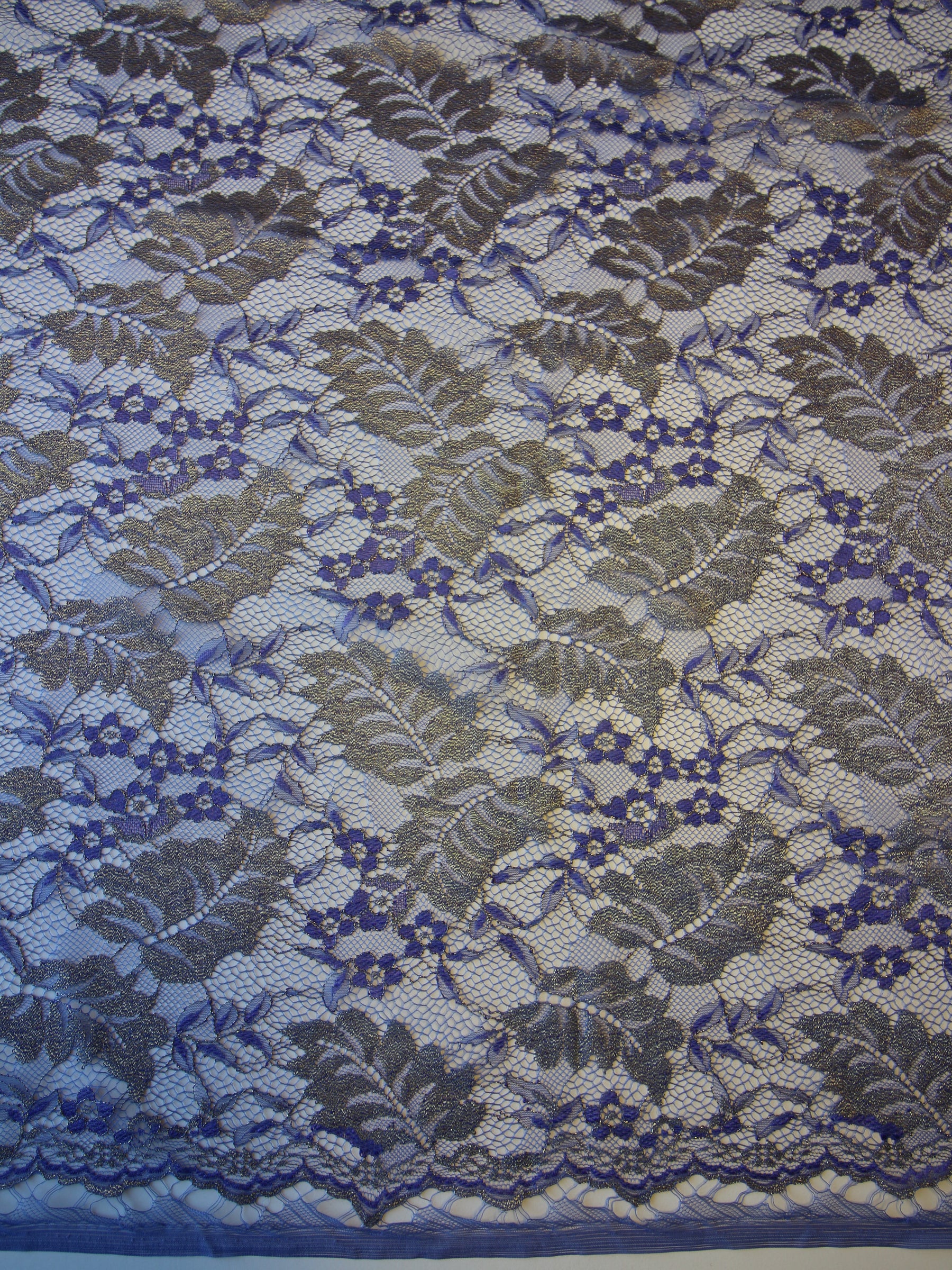 Dentelle Raschel bleue - Wren