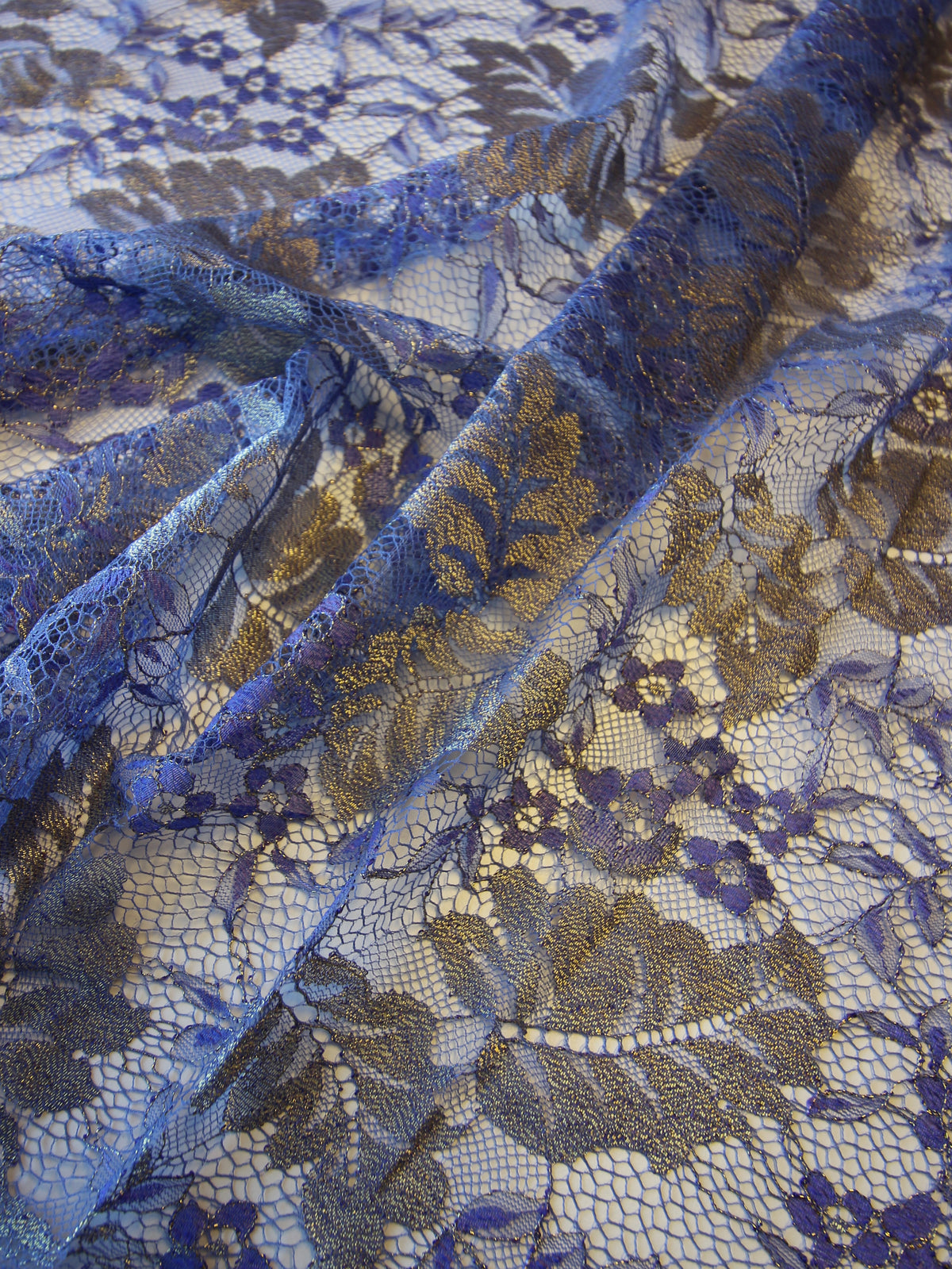 Dentelle Raschel bleue - Wren