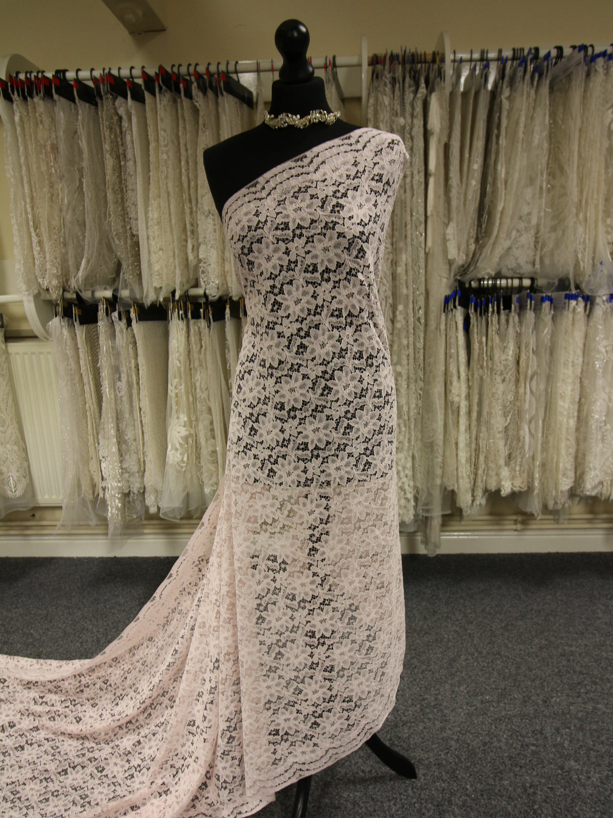 Dentelle filée Blush - Shannon