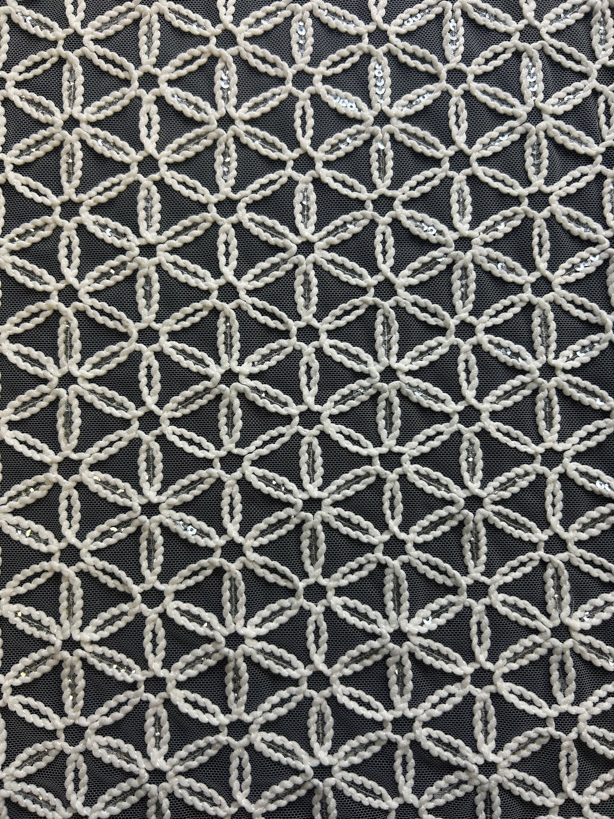 Dentelle Brodée Ivoire - Côme