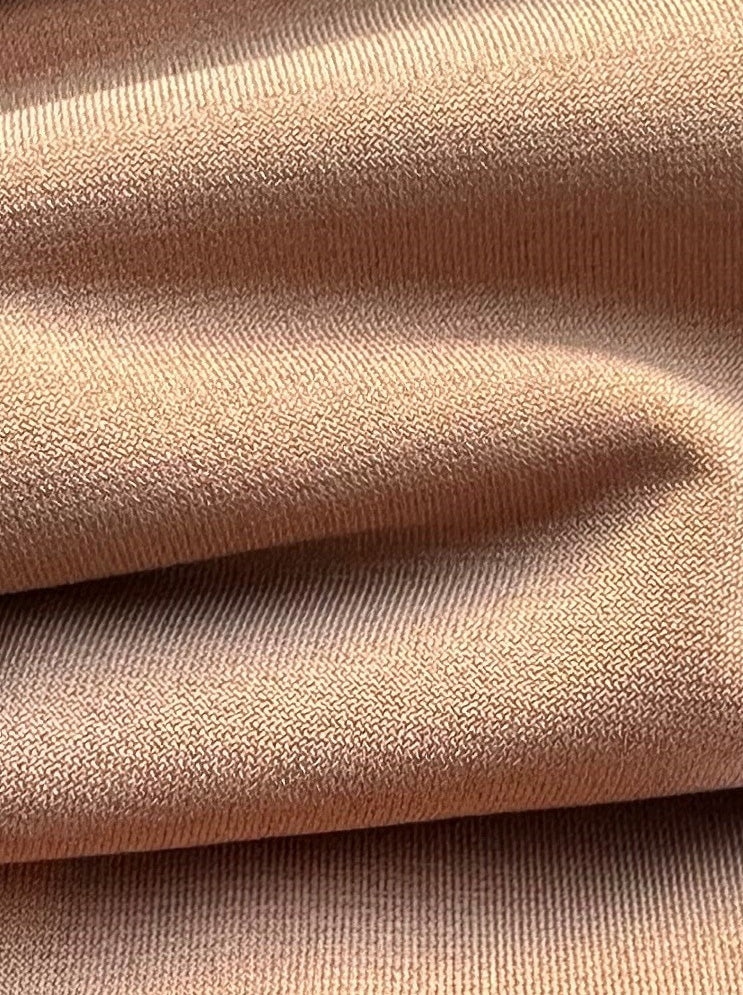 Jersey extensible en polyester camel - Ritual