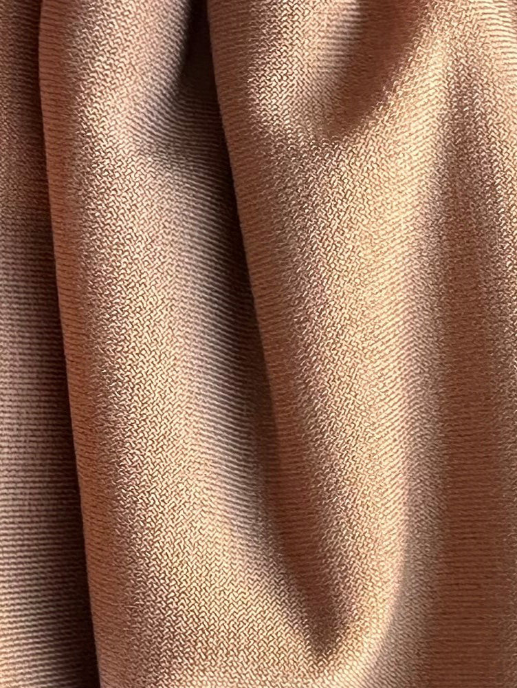 Jersey extensible en polyester camel - Ritual