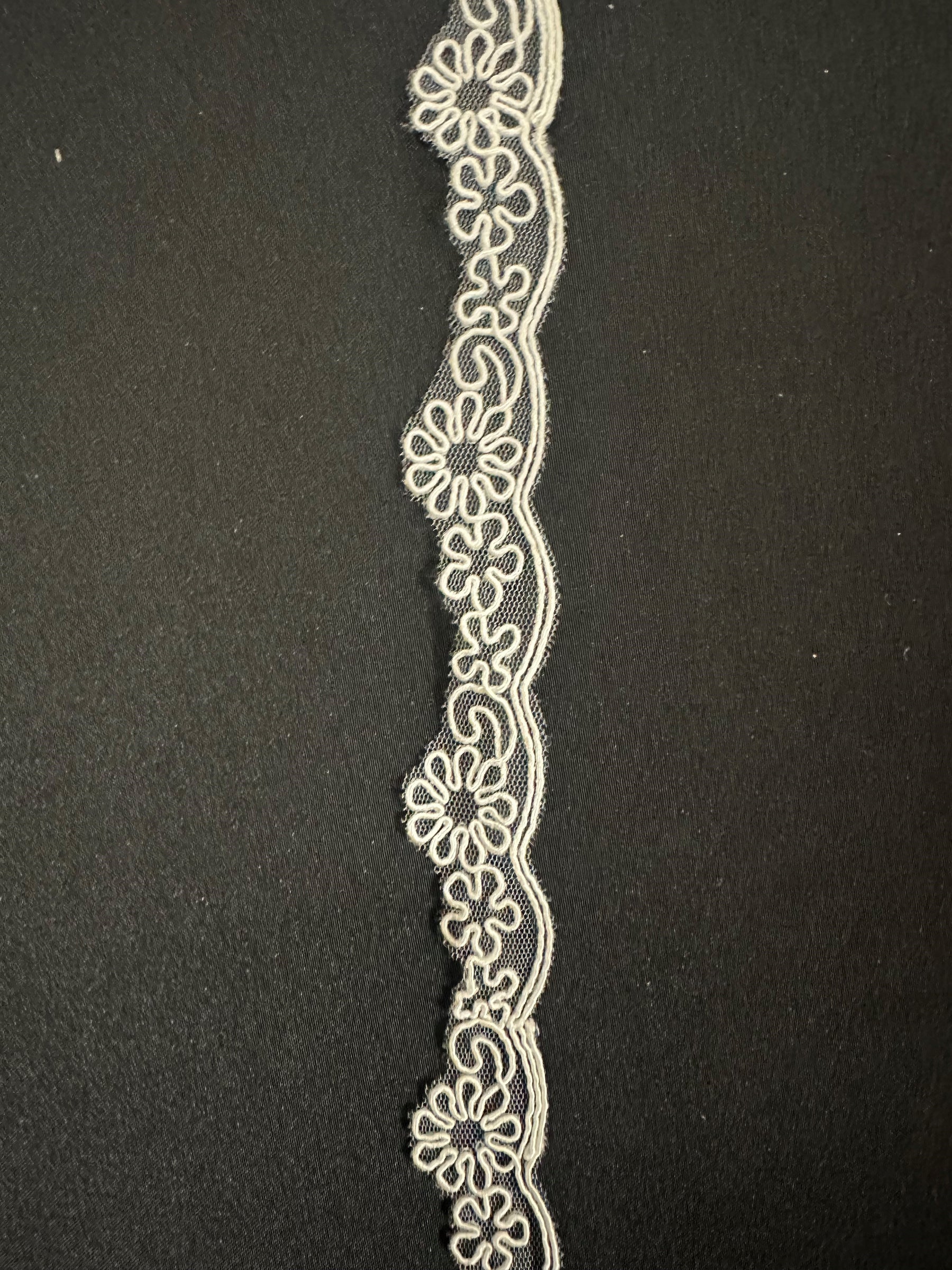 Bordure en dentelle Ivoire Cordée - Celandine