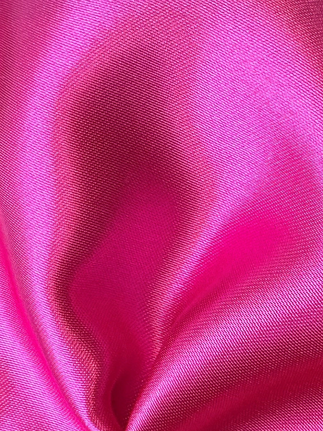 Satin de polyester cerise - Flamenco