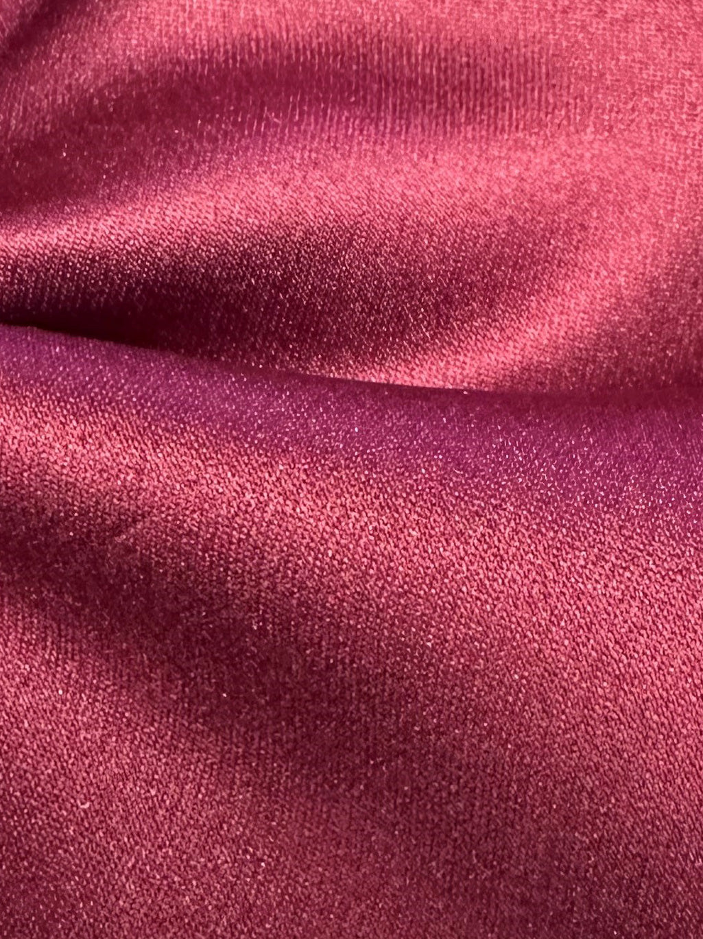 Satin de polyester bordeaux - Mystique