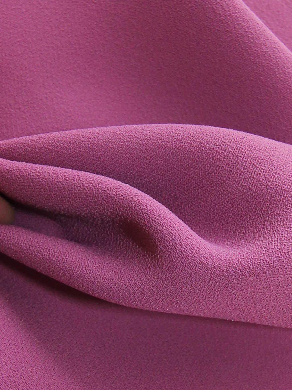 Crêpe Polyester Rose Trèfle - Curiosité