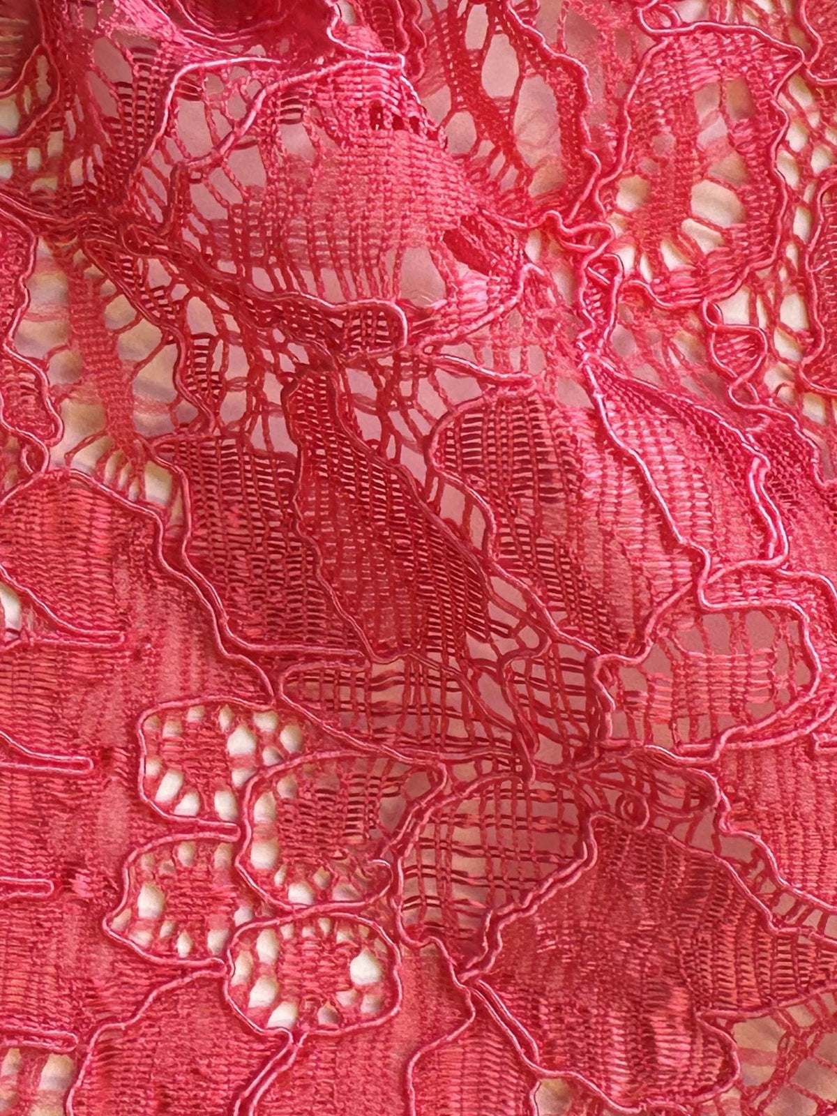 Dentelle cordée corail - Tocca