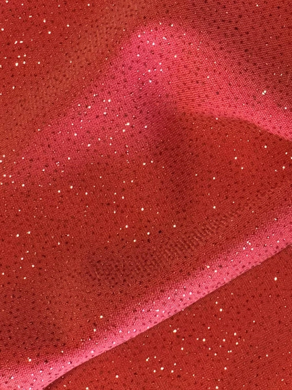 Tissu jersey corail pailleté - Dazzle