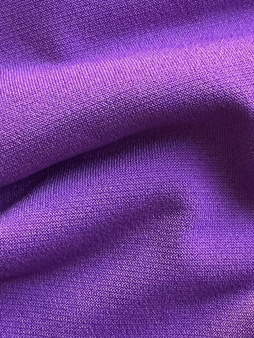 Jersey extensible en polyester couleur canneberge - Ritual