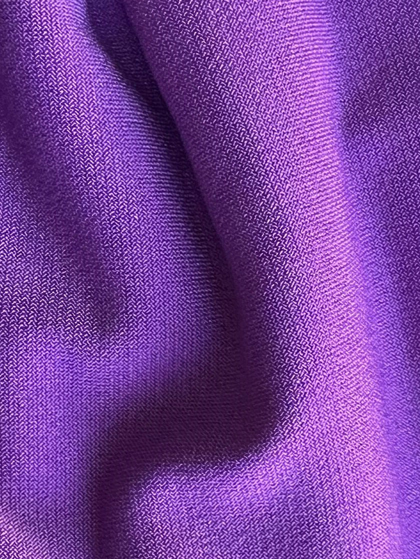 Jersey extensible en polyester couleur canneberge - Ritual