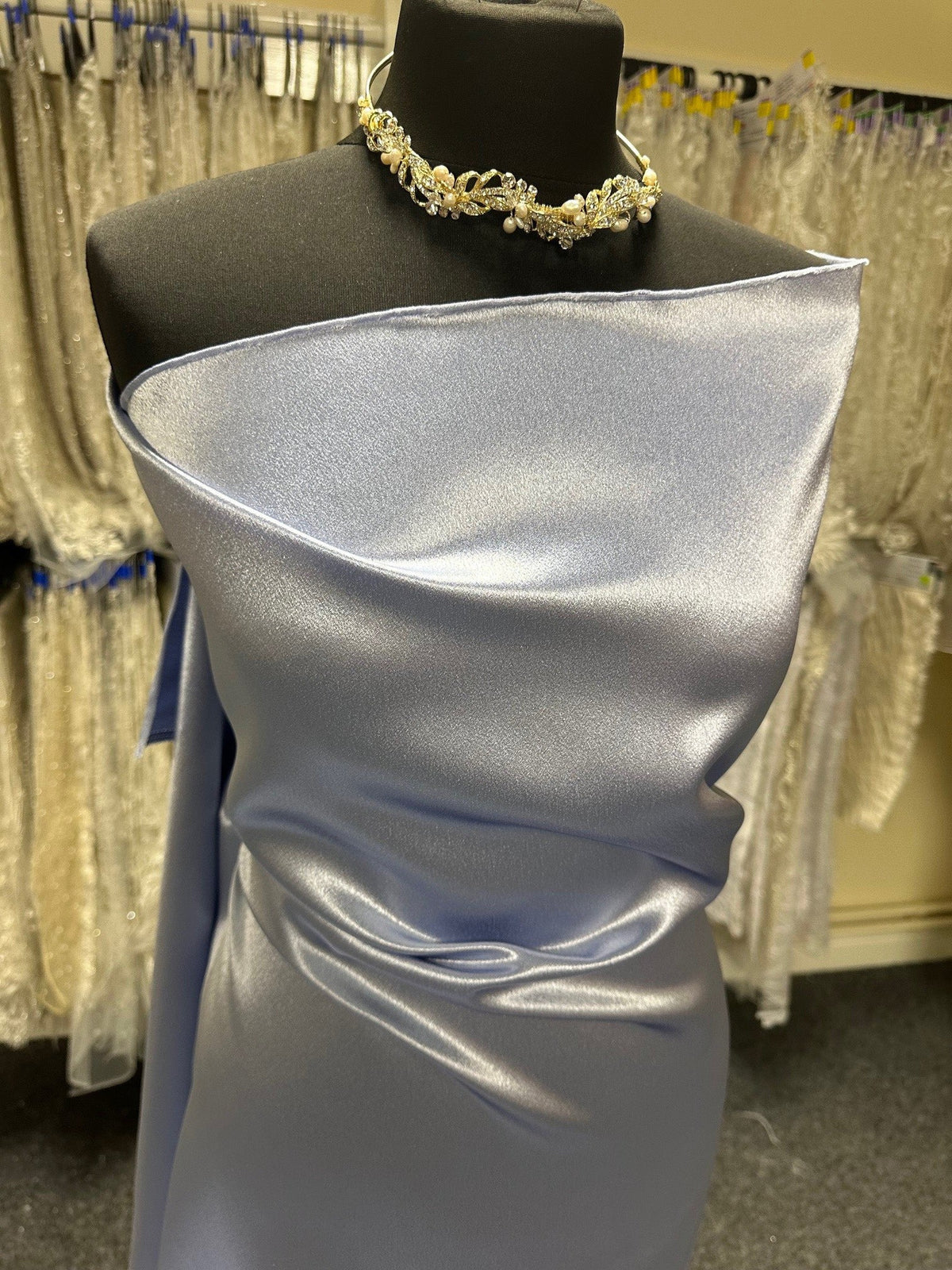 Satin Crêpe Polyester Lilas - Desire