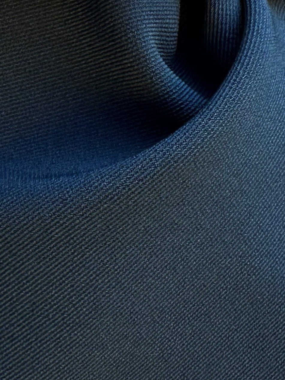 Satin stretch épais bleu sarcelle foncé - Dynasty