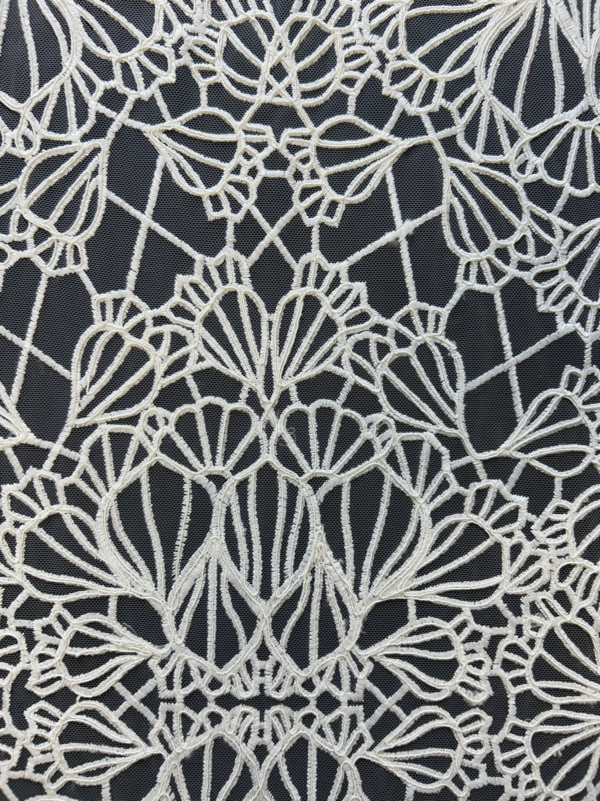 Dentelle Brodée Ivoire - Daria