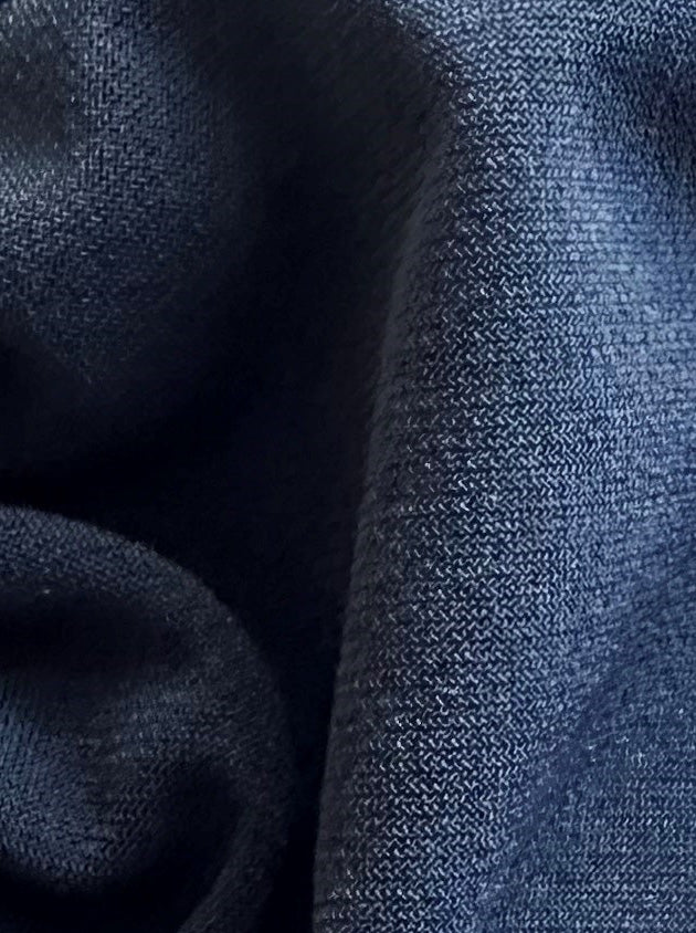 Jersey extensible en polyester bleu marine foncé - Ritual