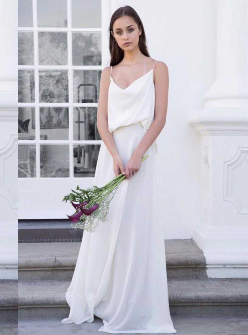 Crêpe de Chine blanche – Diva