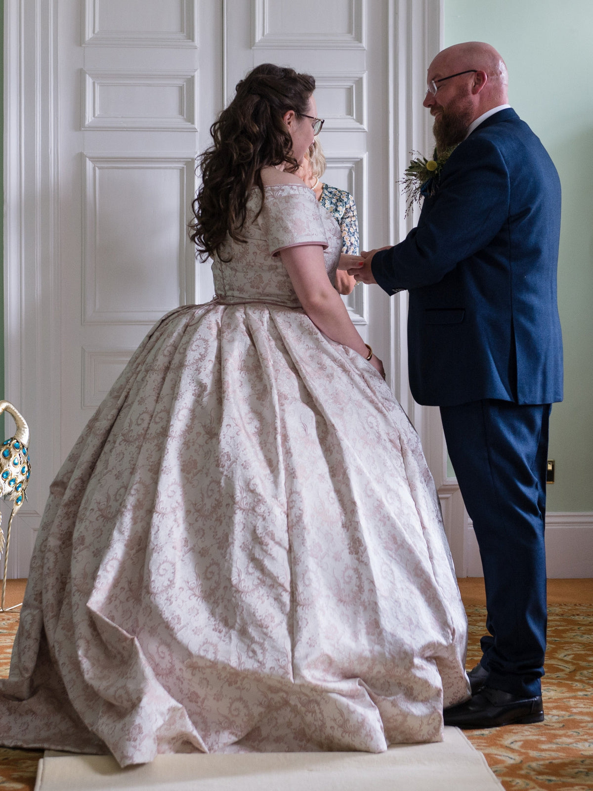 Tissu Jacquard Corail - Malaga