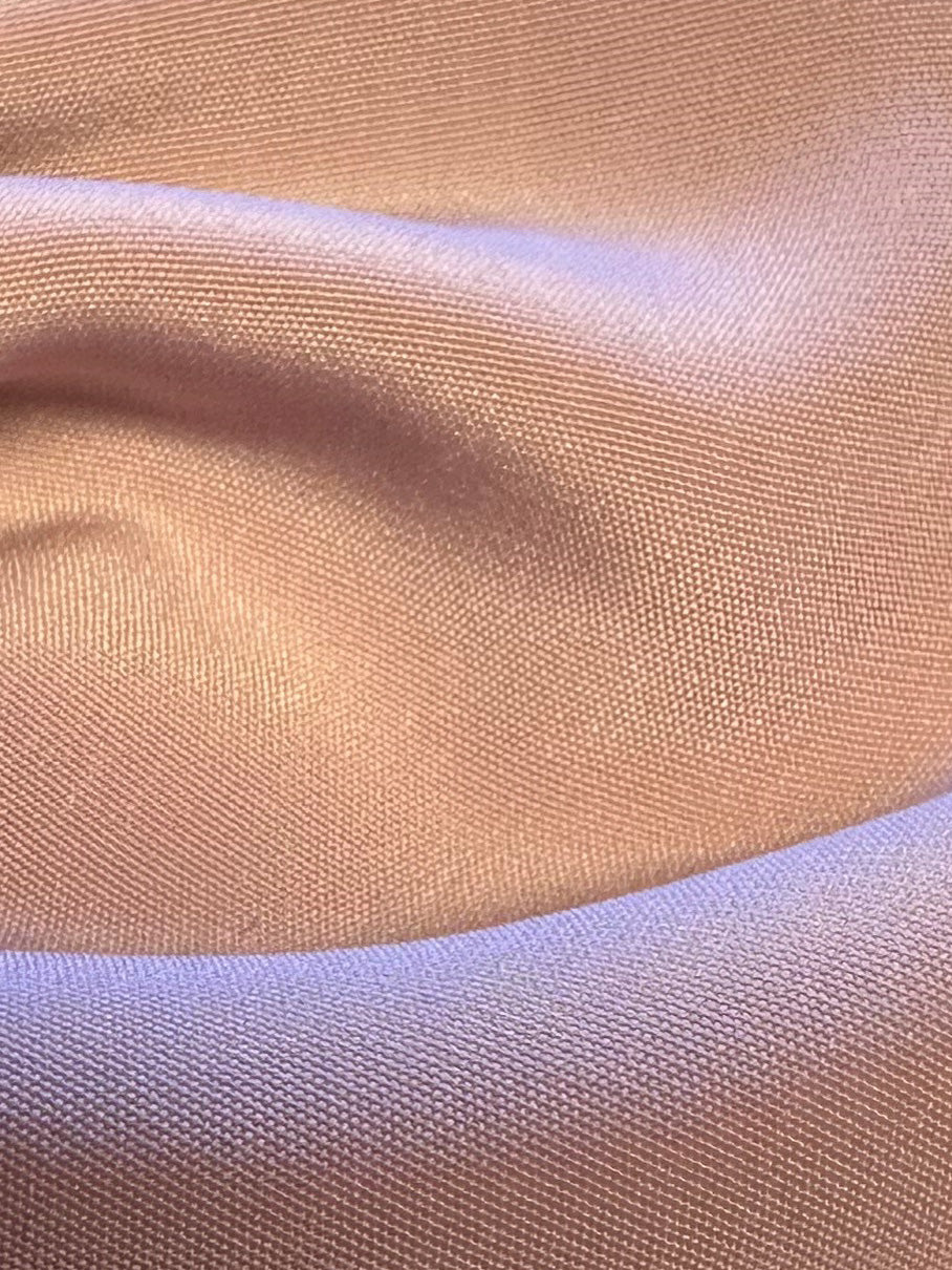 Satin polyester rose poudré léger - Jamaïque