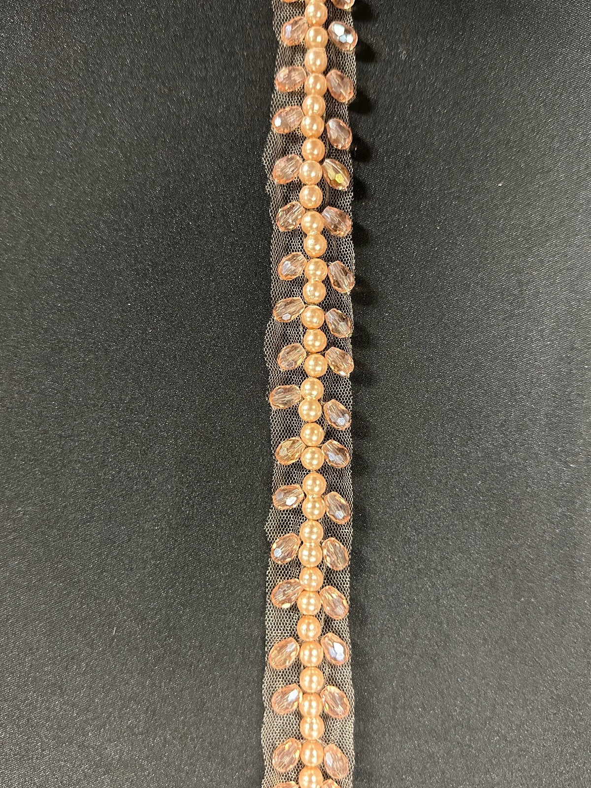 Garniture en cristal or rose - EH2023