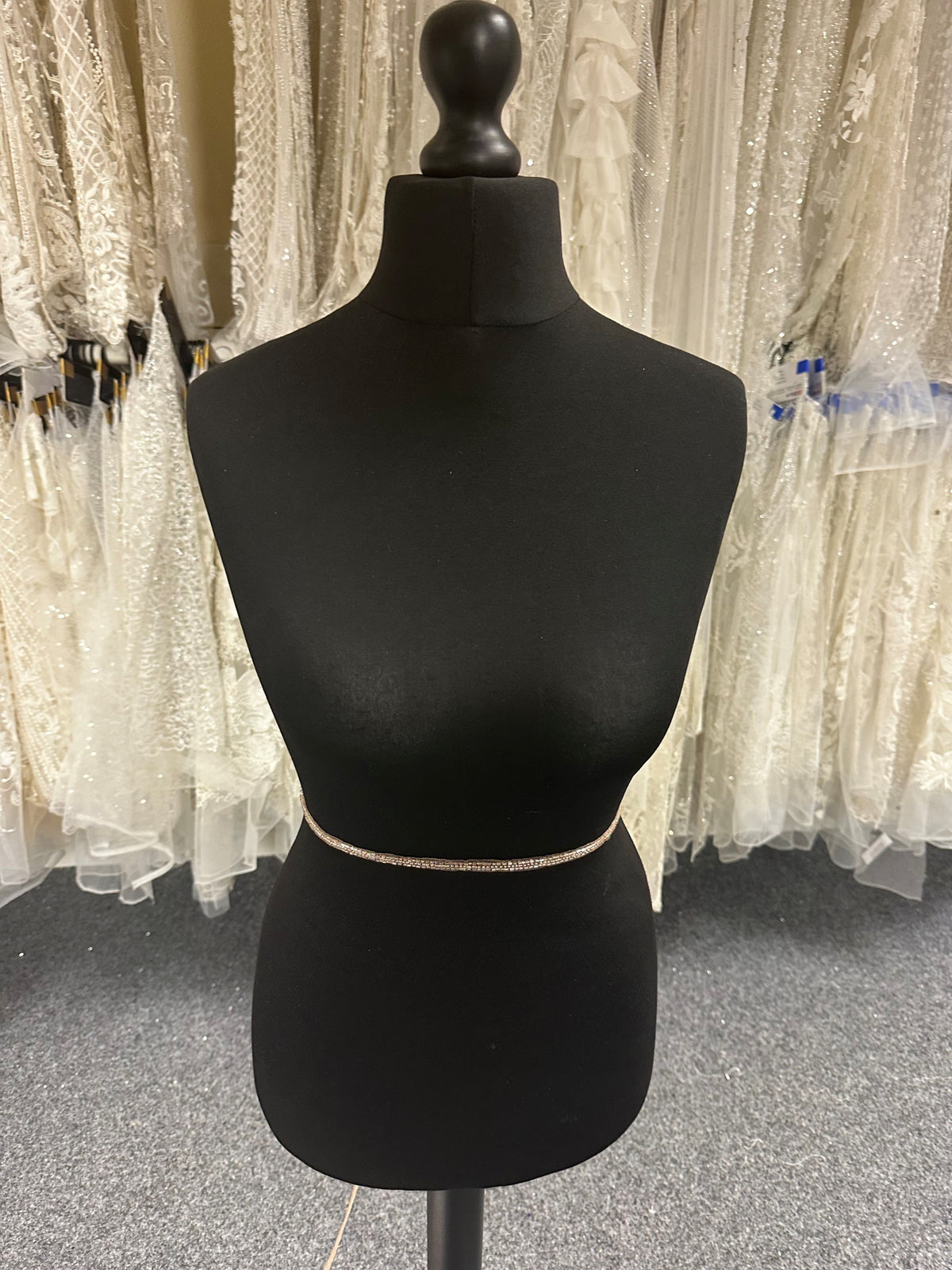 Garniture perlée or rose - EH2025