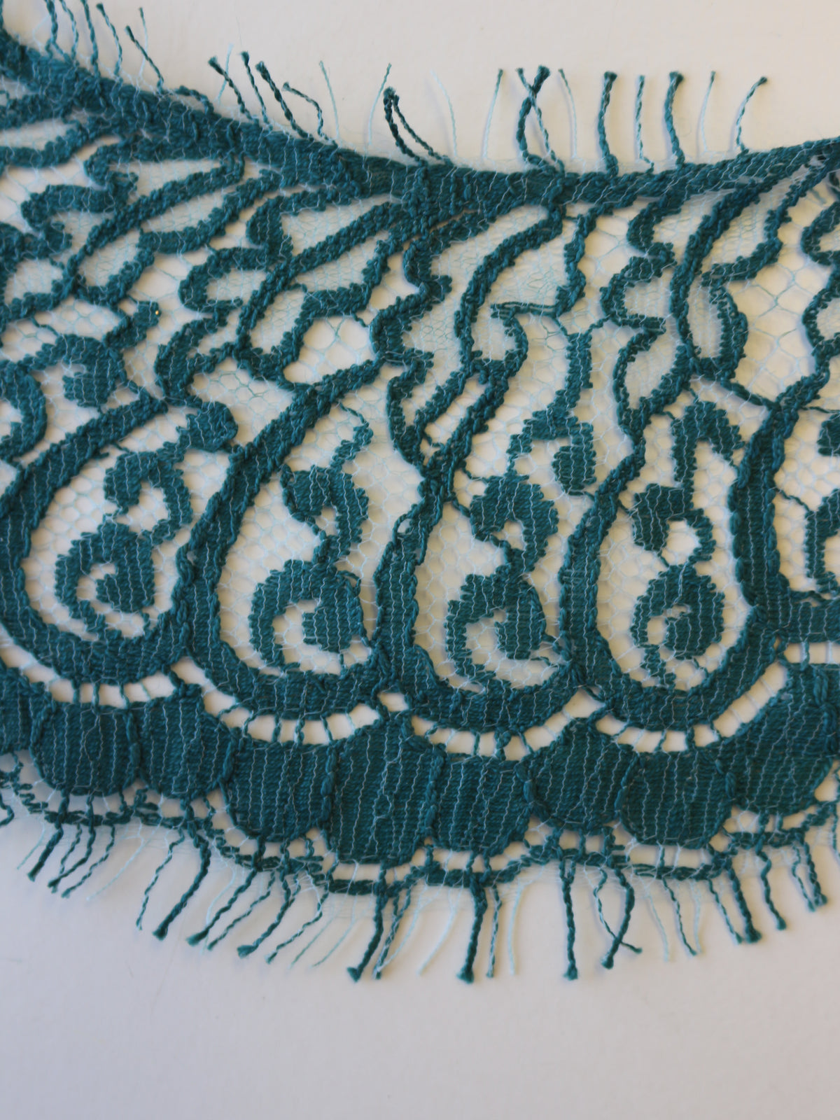 Bordure de dentelle vert émeraude - Felicity