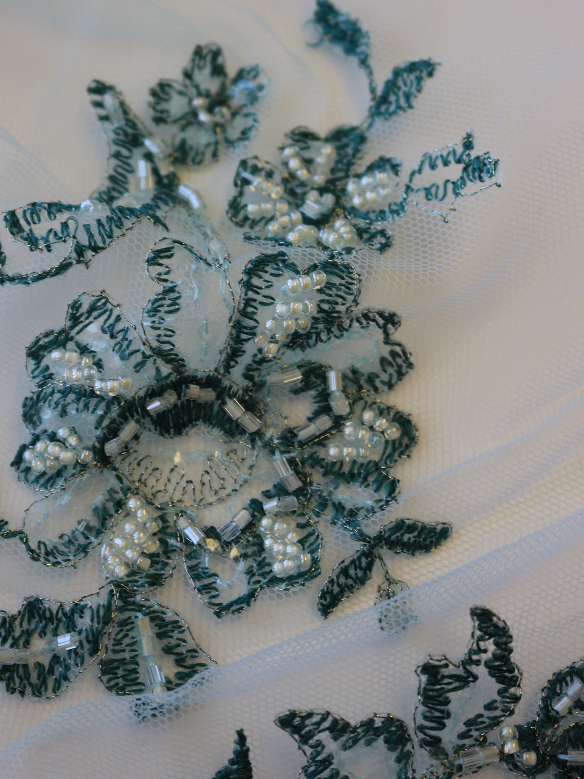 Dentelle Vert Sauge - Chloé.