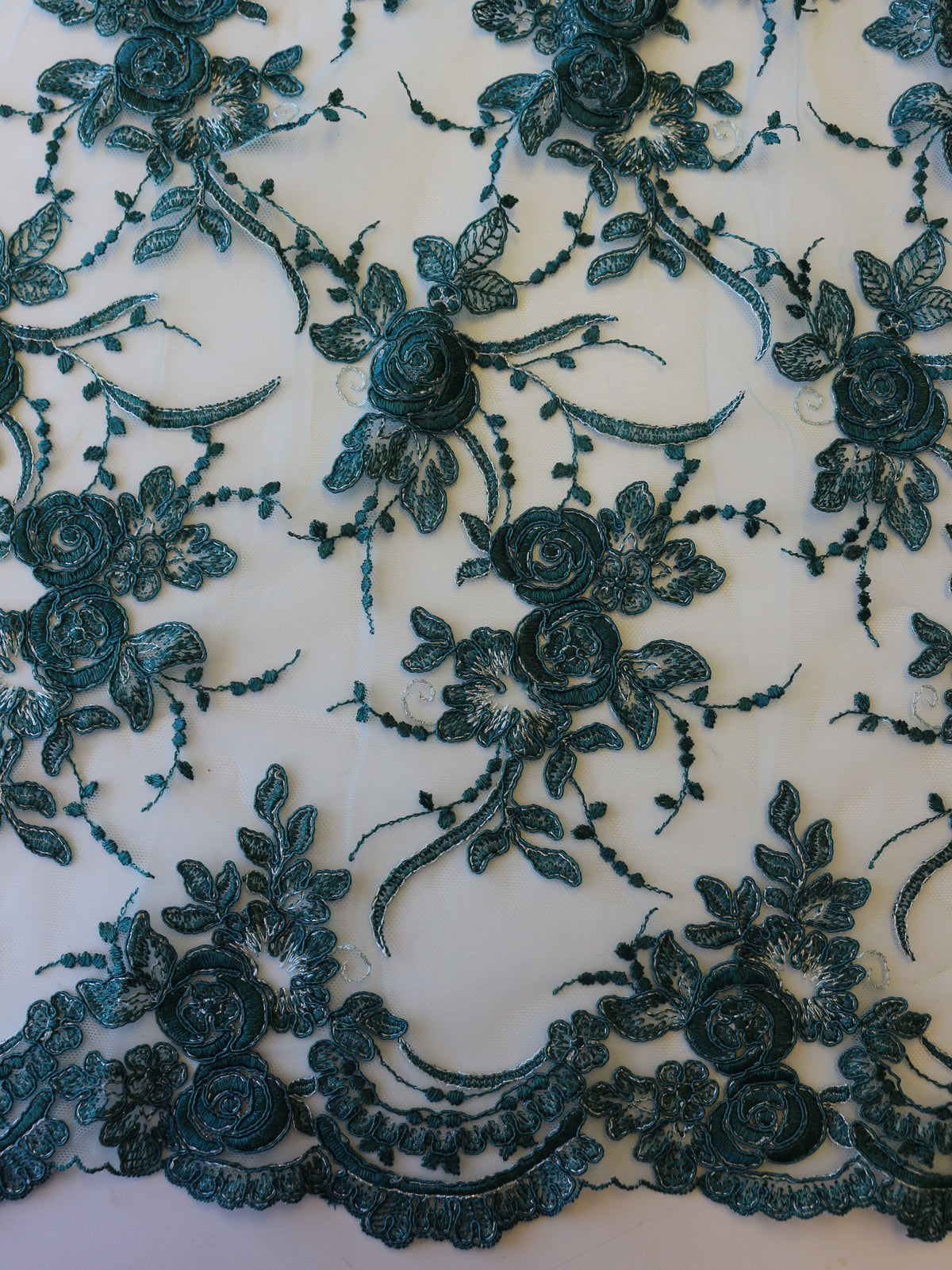 Dentelle Vert Sauge - Maria.