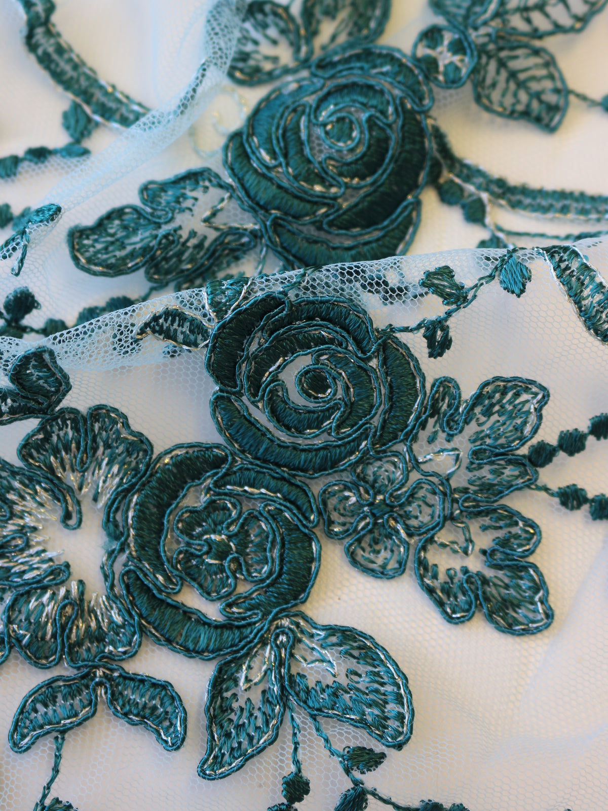 Dentelle Vert Sauge - Maria.