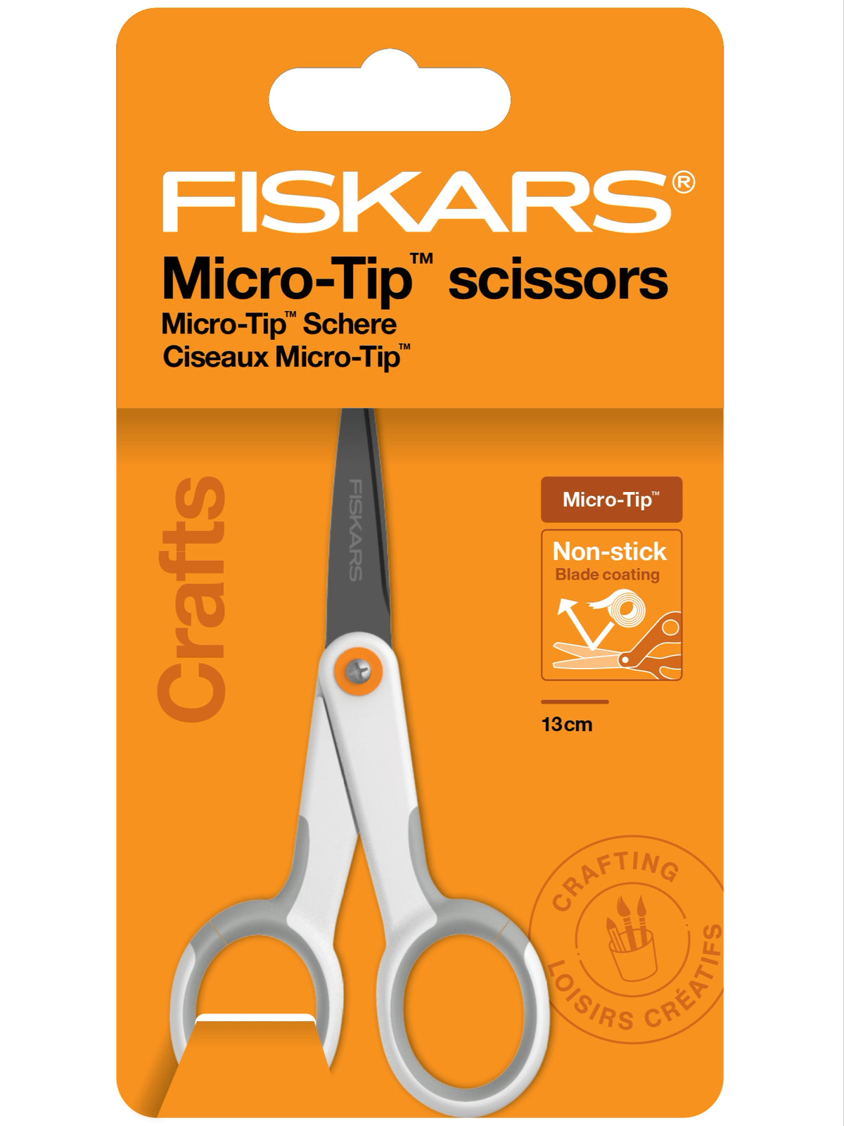 Ciseaux à micro-pointes antiadhésives Fiskars - SC0017