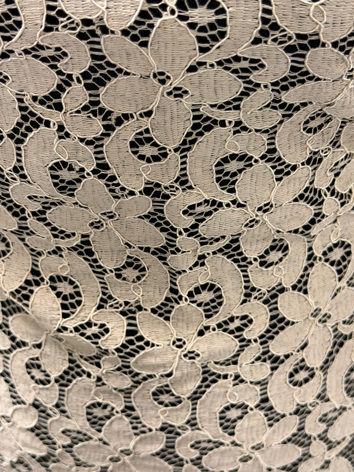Dentelle française Cordonnet - café - LA4008
