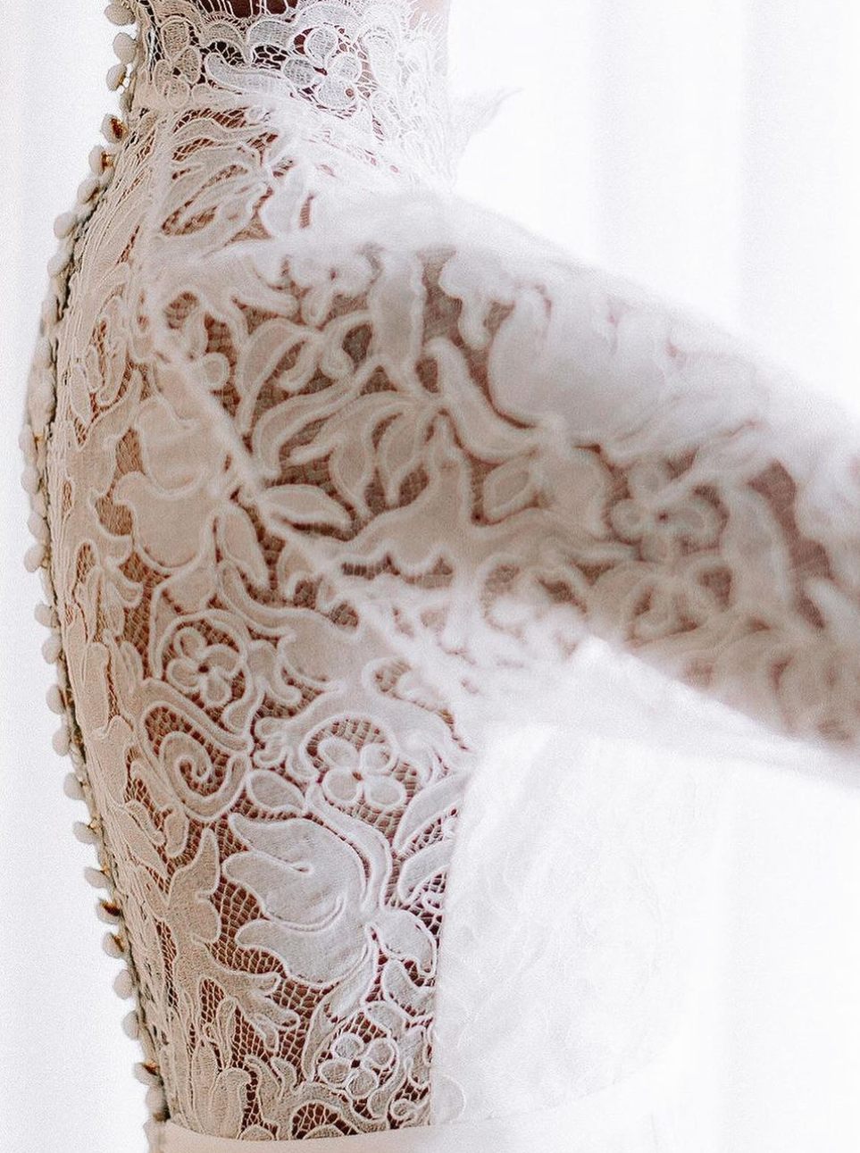 Dentelle Chantilly Ivoire Cordon - Fenella