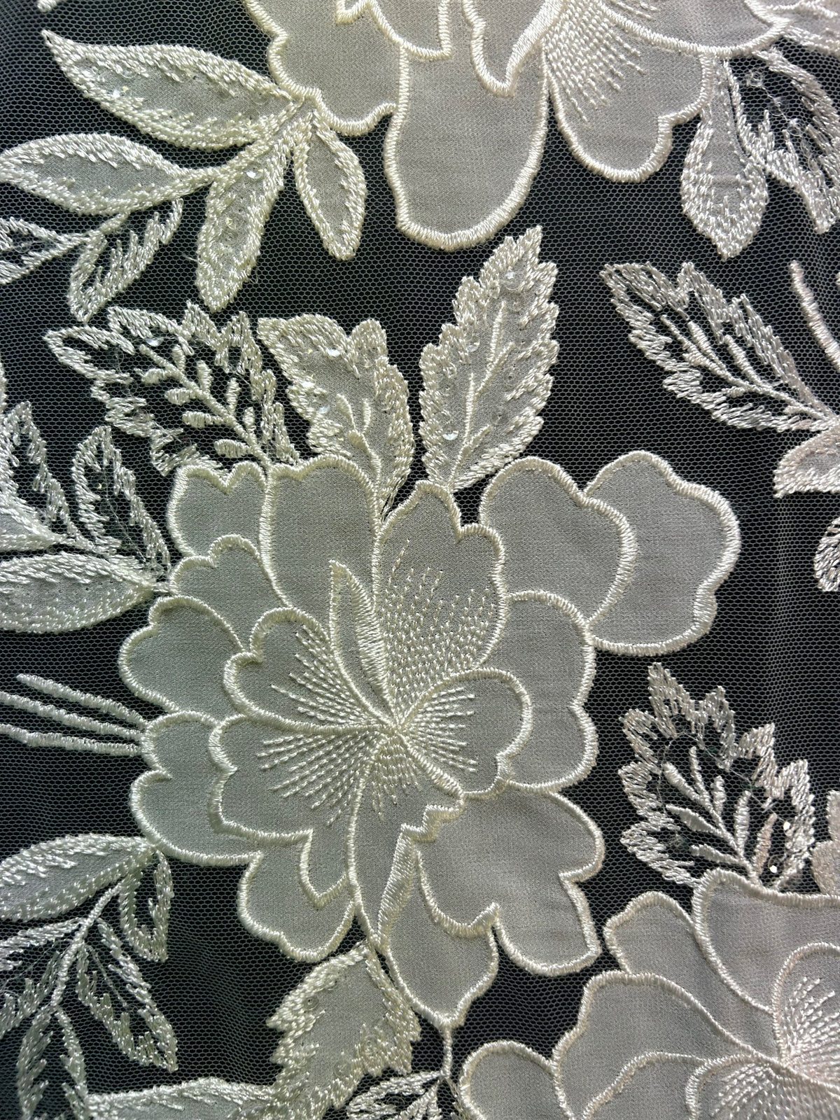 Dentelle Brodée Ivoire - Fortunata